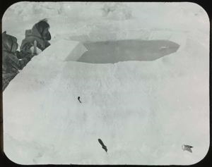Image of Snow House Partly Constructed